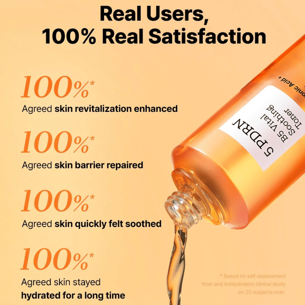 COSRX 5 PDRN B5 Vital Soothing Toner kosteuttavalla ja suojakerrosta vahvistavalla vaikutuksella herkälle iholle