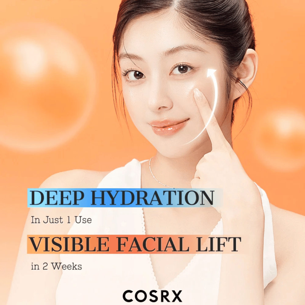 COSRX 5 PDRN Hyaluronic Acid Hydrogel Mask syväkosteutukseen, näkyvään kiinteytykseen ja parannettuun ihon kimmoisuuteen