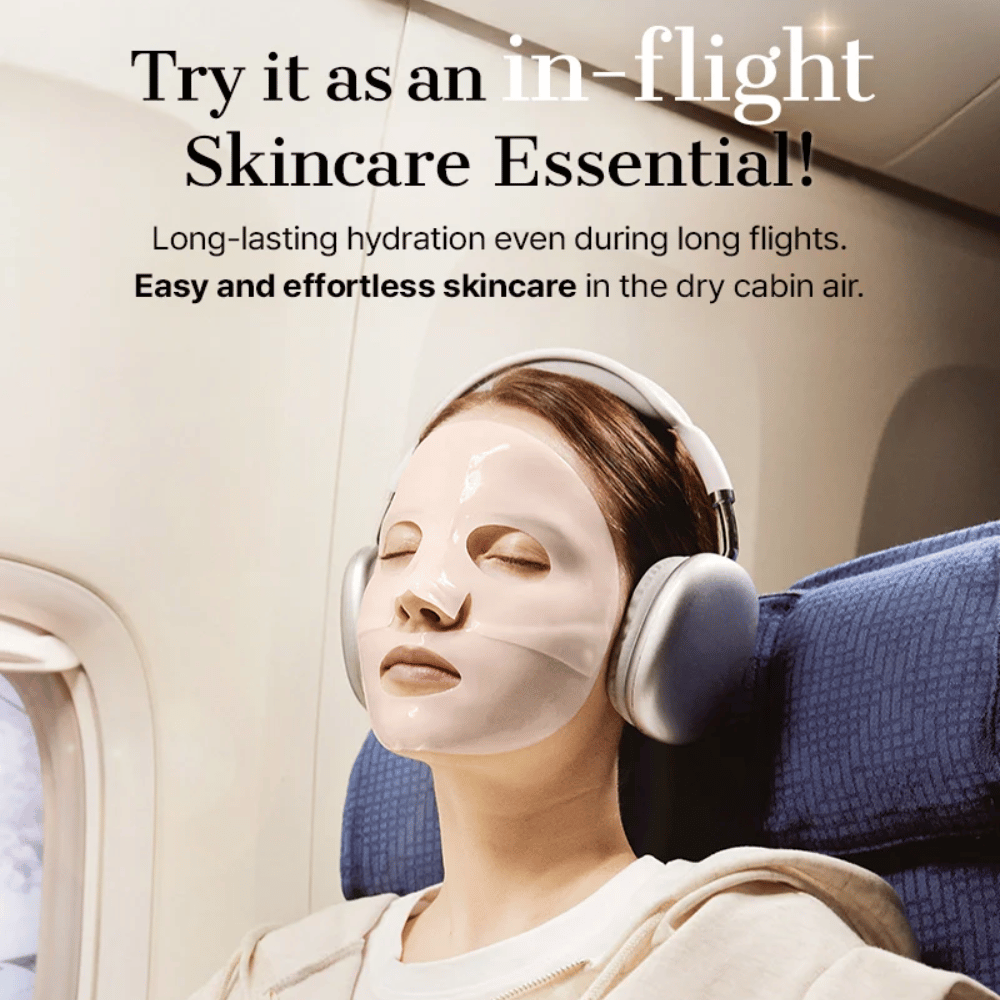COSRX 5 PDRN Hyaluronic Acid Vital Hydrating Hydrogel Mask käytettäväksi kosteuttavana Sheet mask lentomatkan aikana pitkäkestoiseen kosteutukseen ja rauhoittavaan vaikutukseen