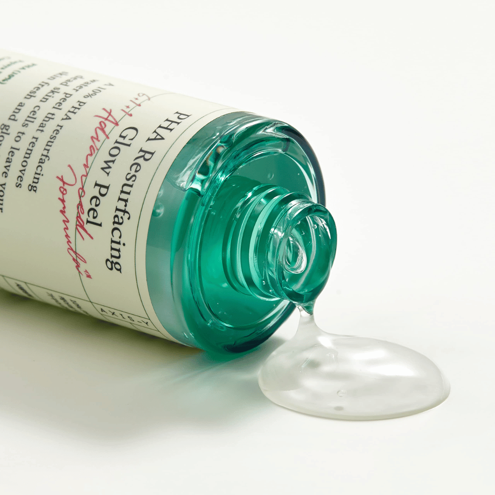 Pullo AXIS - Y PHA Resurfacing Glow Peel 50ml tasaisella pinnalla.