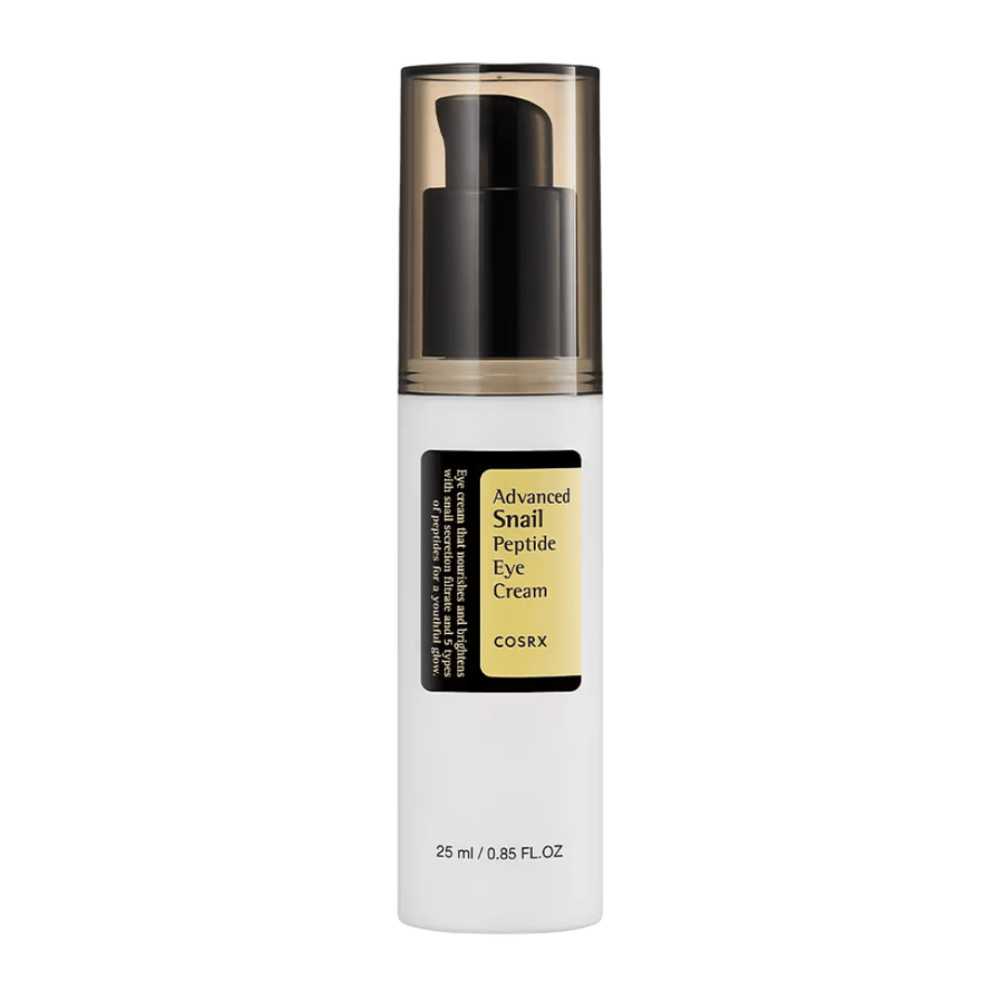 COSRX Advanced Snail Peptide Eye Cream 25 ml – korealainen Silmänympärysvoide snail mucin:llä ja peptidikompleksilla ryppyjä ja tummia silmänalusia vastaan
