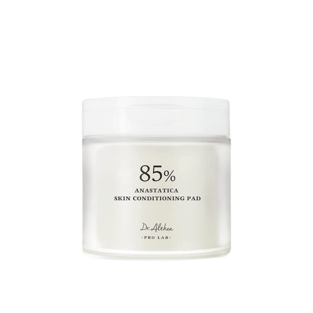Dr. Althea 85% Anastatica Skin Conditioning Pad – vegaaniset kosteuttavat kasvovesityynyt, joissa on 85 % Anastatica-uutetta herkälle ja kuivalle iholle.