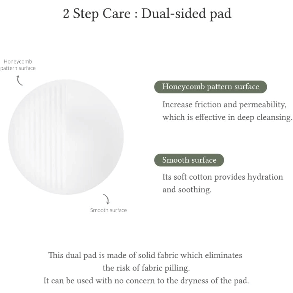 Dr. Althea 85% Anastatica Skin Conditioning Pad kaksipuolisella tyynyllä hellävaraiseen kuorintaan, puhdistukseen ja kosteuttavaan ihonhoitoon.