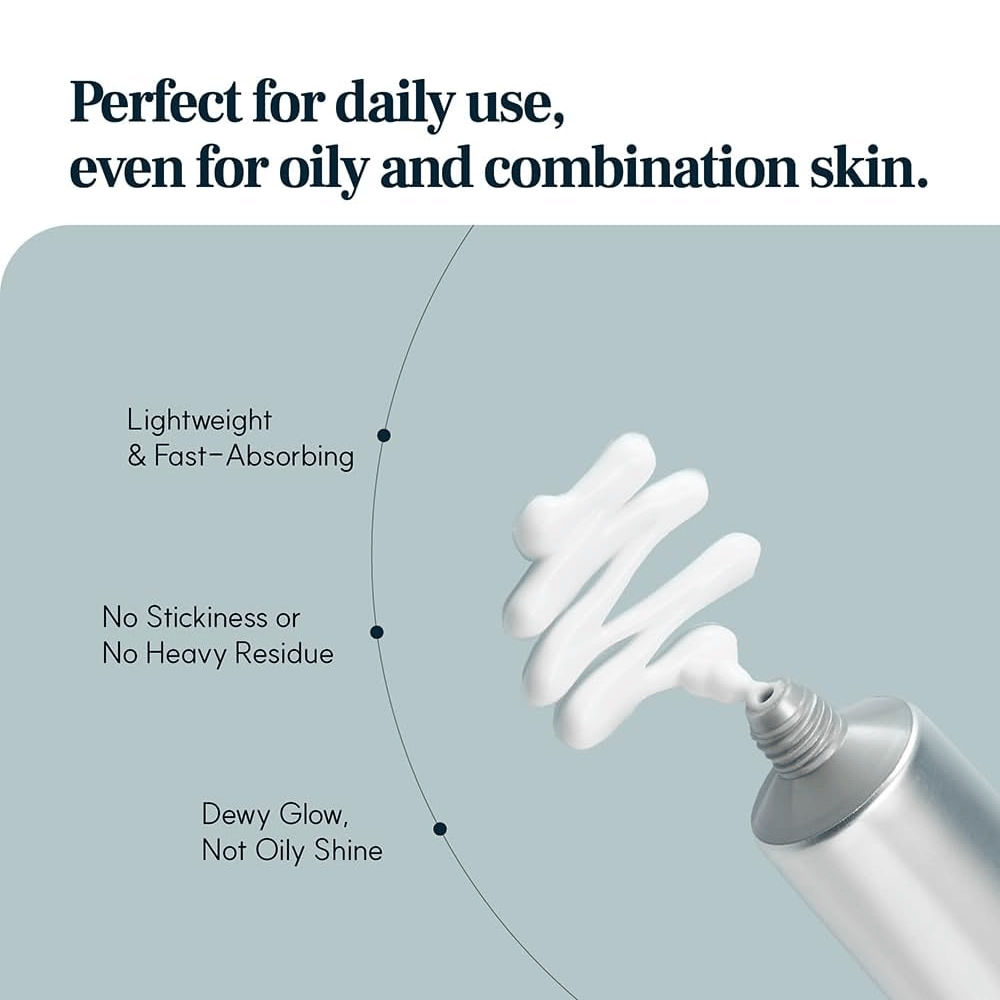 S.NATURE Aqua Squalane Moisturizing Cream kevyellä ja nopeasti imeytyvällä koostumuksella, joka antaa pitkäkestoista kosteutusta ilman tahmeutta.