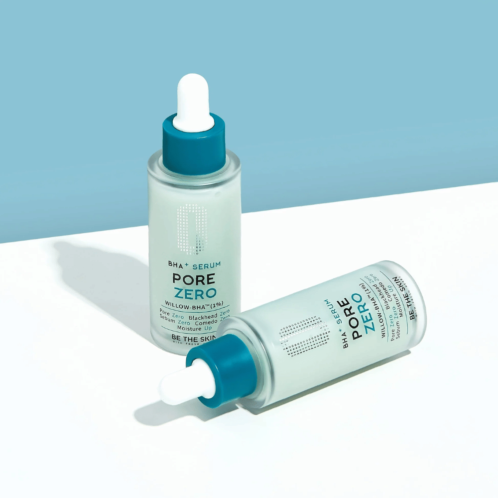 Kaksi pulloa Be The Skin BHA+ Pore Zero Serum Willow-BHA 1 %:lla