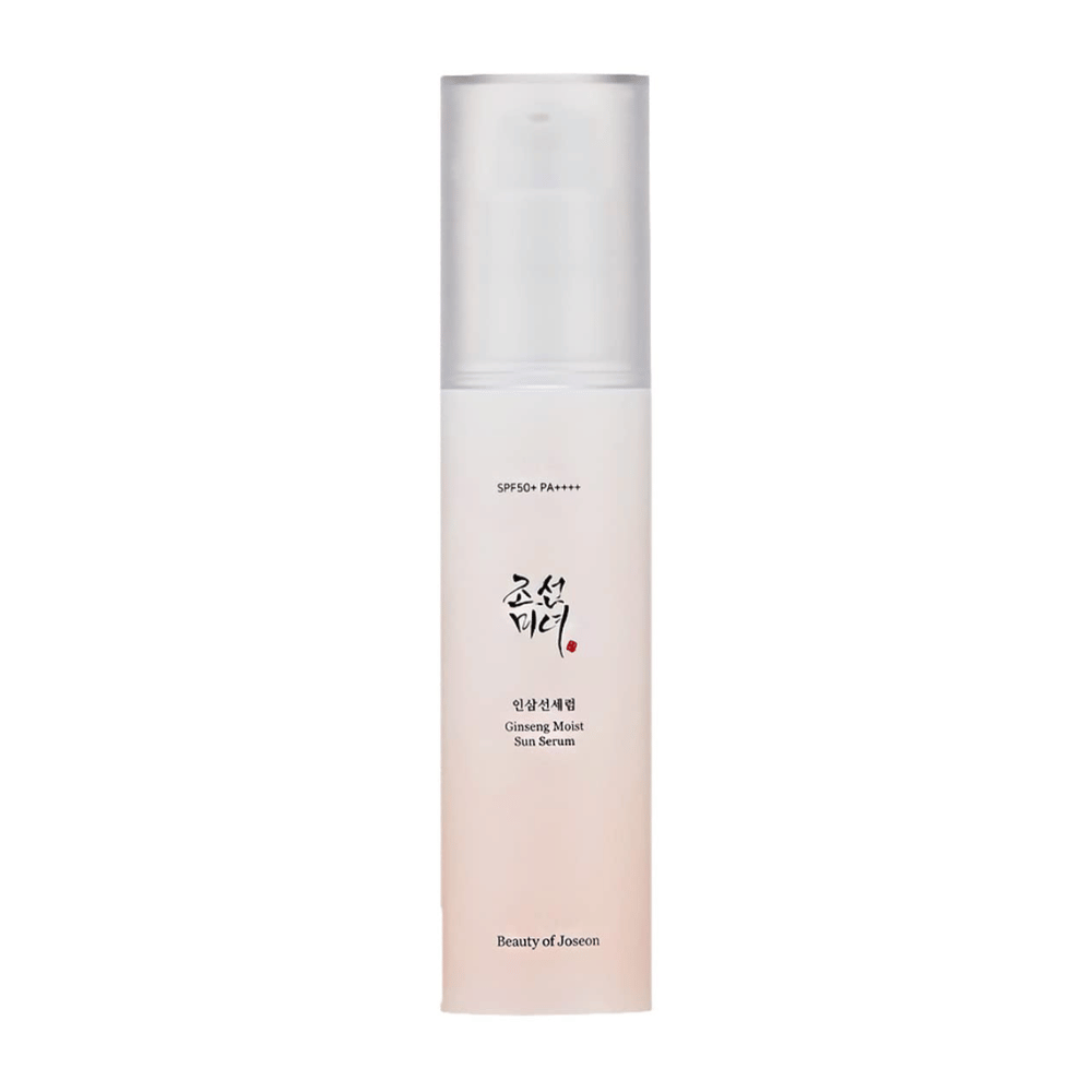 Korealaiset ihonhoitoedut kohtaavat SPF 50+ PA++++ Beauty of Joseon Ginseng Moist Sun Serumissa.