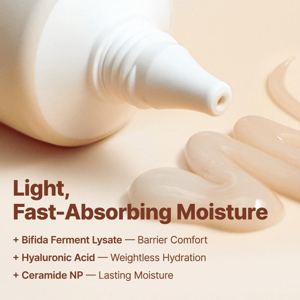 2. Ma:nyo Bifida Biome Aqua Barrier Cream – kevyesti imeytyvä kasvovoide, jossa on bifidafermenttiä, hyaluronihappoa ja keramidia