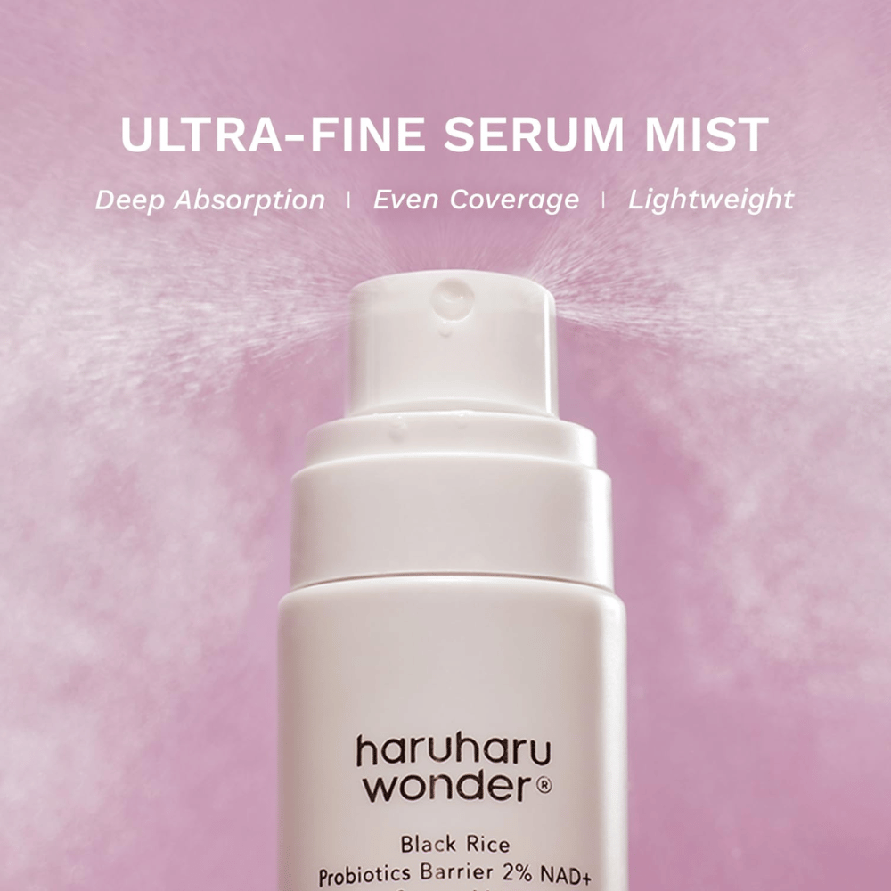 Haruharu Wonder Black Rice Probiotics Barrier 2% NAD+ Serum Mist – ultrahieno kosteuttava seerumi mist