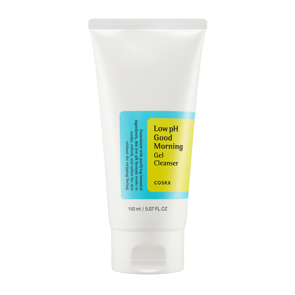 COSRX Low pH Good Morning Gel Cleanser 150ml – korealainen geelipuhdistusaine, jolla on matala pH ja joka tasapainottaa ihoa ja poistaa epäpuhtaudet