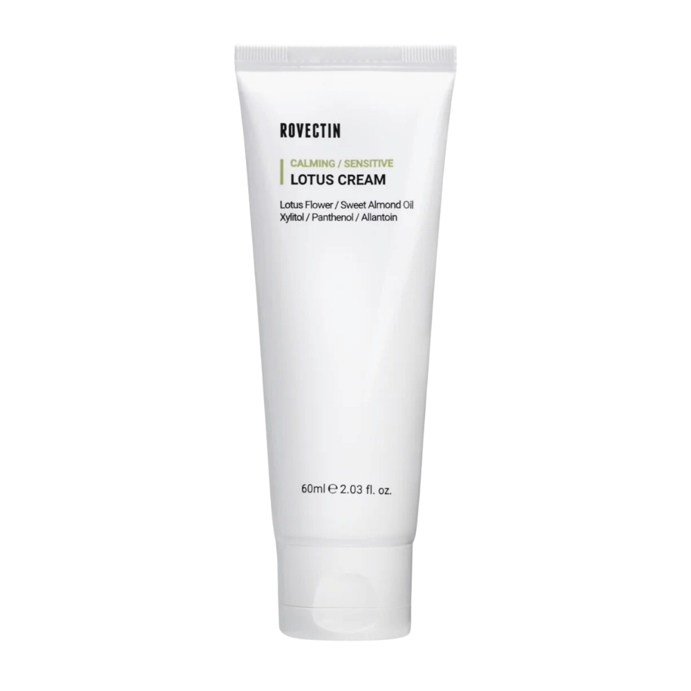Tubi Rovectin Calming Sensitive Lotus Cream, rauhoittava voide herkälle iholle.