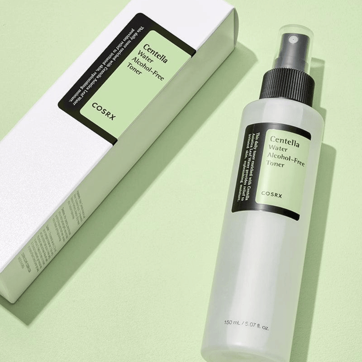 COSRX Centella Water Alcohol-Free Toner spray 150 ml rauhoittava kasvovesi centellalla punaiselle, herkälle ja kuivalle iholle