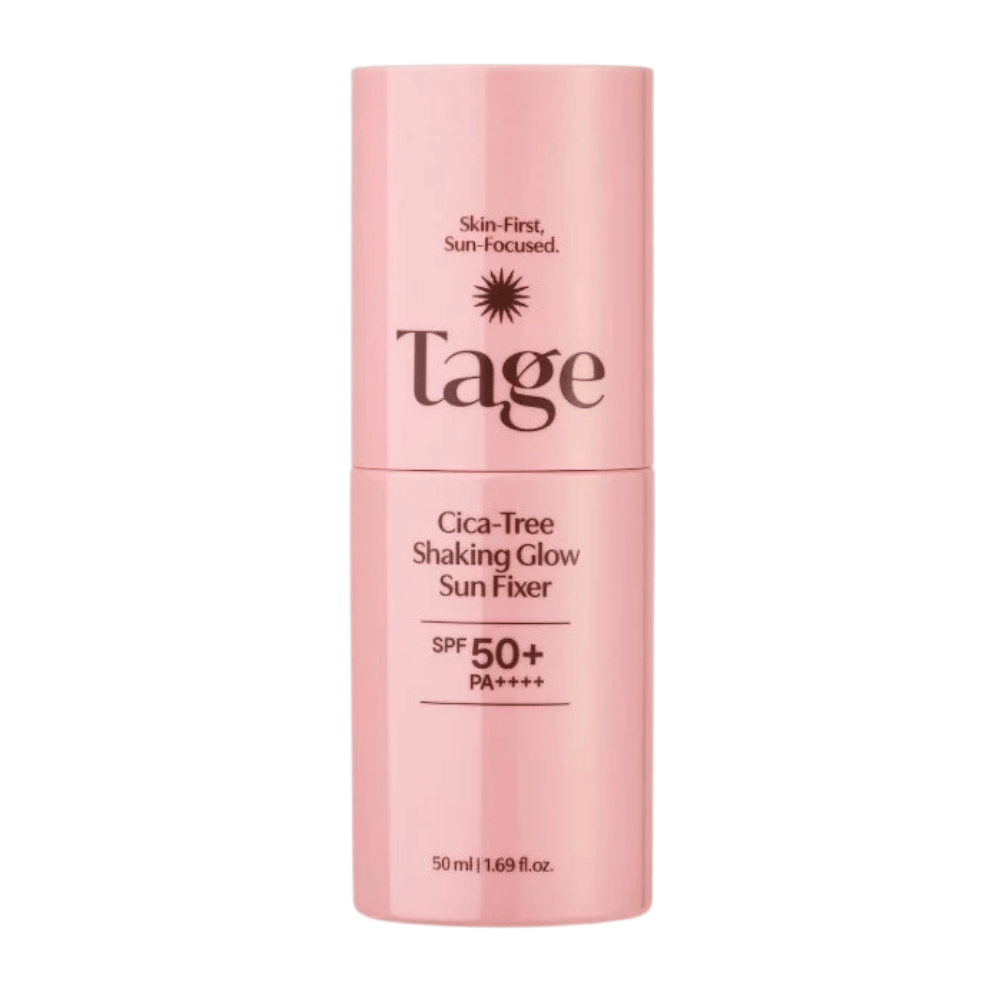 TAGE Cica-Tree Shaking Glow Sun Fixer SPF50+ PA++++ 50 ml – korealainen aurinkosuoja
