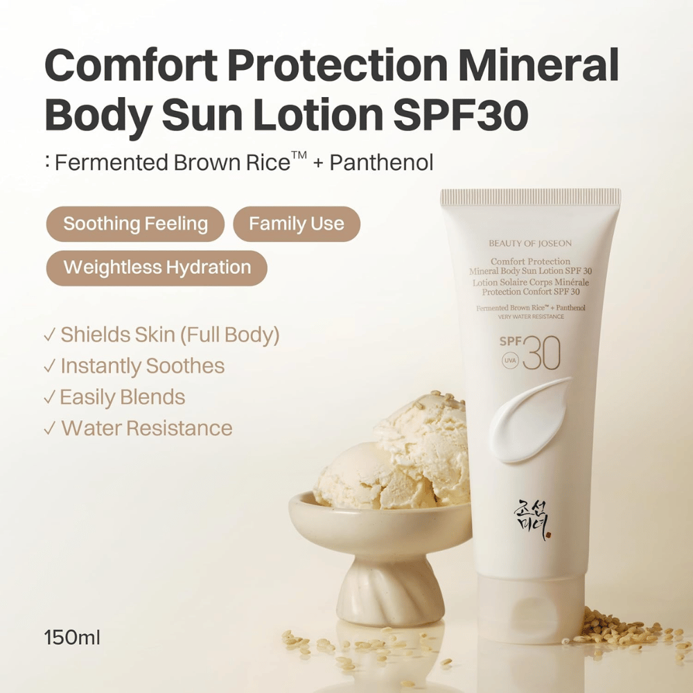 Beauty of Joseon Comfort Protection Mineral Body Sun Lotion SPF30 150 ml mineraaliaurinkosuoja