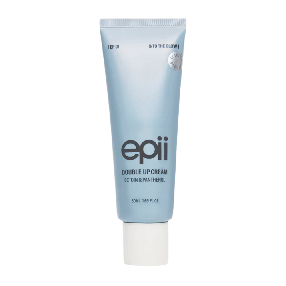 EPII Double Up Cream Ectoin & Panthenol 50 ml – kosteuttava kasvovoide, joka rauhoittaa herkkää ihoa ja vahvistaa ihon suojamuuria.