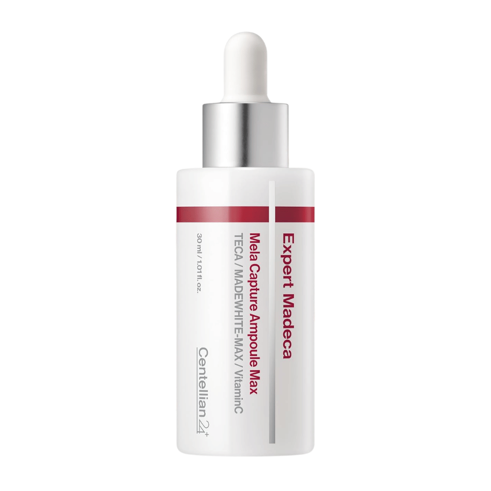 Centellian24 Expert Madeca Mela Capture Ampoule Max 30 ml – ihonhoitoampulli, jossa on TECA, MadeWhite Max ja C-vitamiinia.