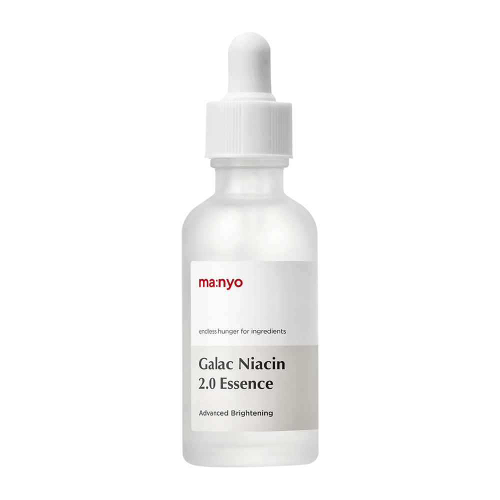 Lähikuva Ma:nyo Galac Niacin 2.0 Essence – edistynyt päivitetty formula, joka kosteuttaa, kirkastaa ja parantaa ihon elastisuutta.