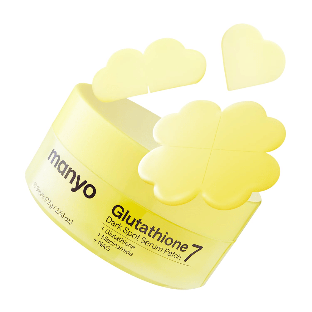 Ma:nyo Glutathione 7 Dark Spot Serum Patch jaettavilla hydrogeelilaastareilla pigmenttiläiskien ja värimuutosten kohdennettuun hoitoon