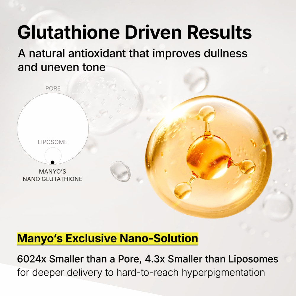 Ma:nyo Glutathione 7 Dark Spot Serum Patch nano-glutathionella tummien läiskien ja epätasaisen ihonsävyn syvävaikutteiseen hoitoon