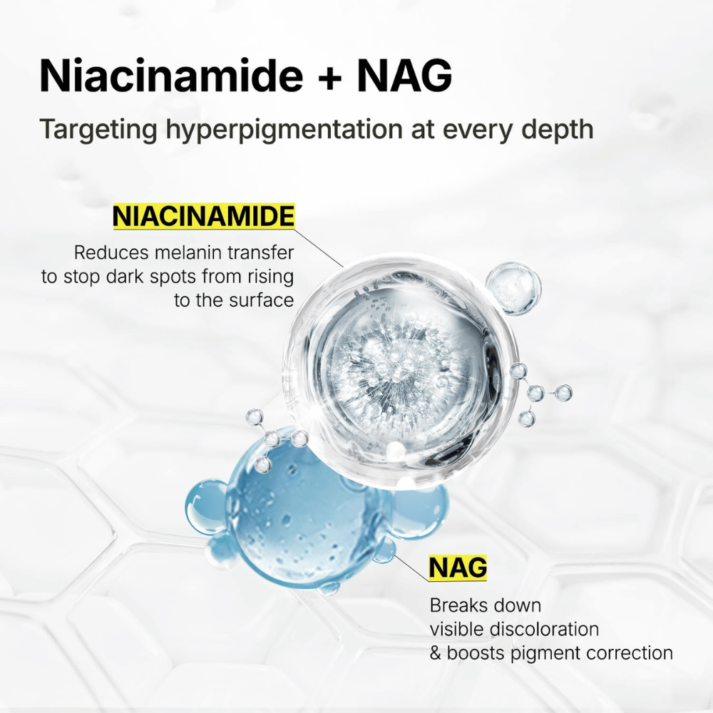 Ma:nyo Glutathione 7 Dark Spot Serum Patch niacinamiden ja NAG:n kanssa pigmenttiläiskien vähentämiseen ja ihonsävyn tasoittamiseen