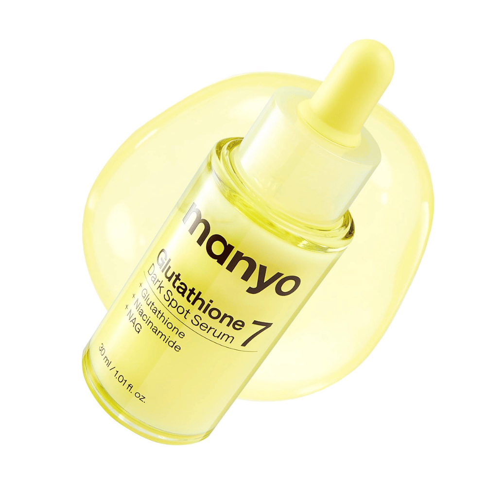 Ma:nyo Glutathione 7 Dark Spot Serum heleyttävä seerumi glutathionin, niasiiniamidin ja NAG:n kanssa tasaisemman ihonsävyn saavuttamiseksi