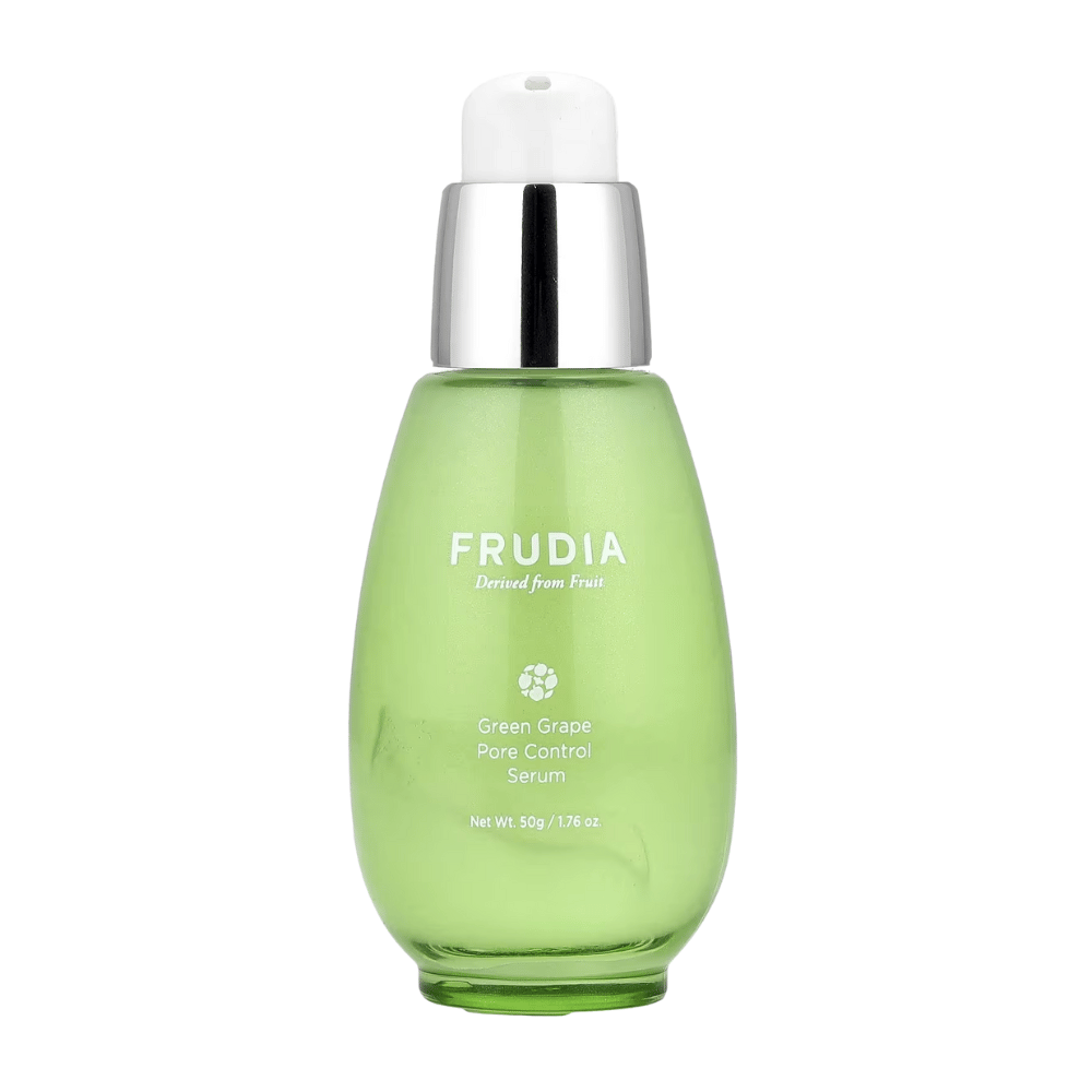 Frudia Green Grape Pore Control Serum 50 g – korealainen kasvoserumi vihreällä rypäleuutteella, joka minimoi huokosia, tasapainottaa rasvaista ihoa ja antaa kosteutetun, kirkkaan ihon.
