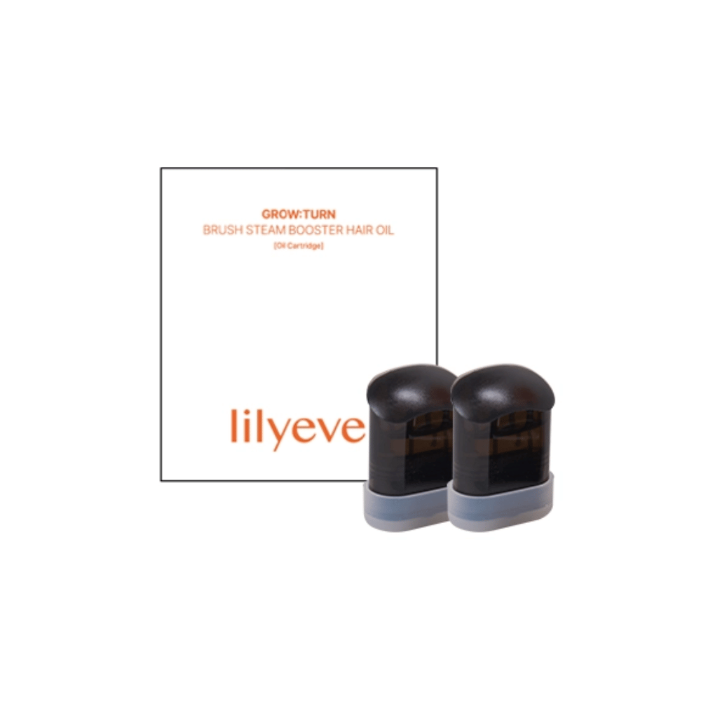 LILYEVE Grow:Turn Brush Steam Booster Hair Oil Set – hiustenhoitosetti kahdella boosterilla