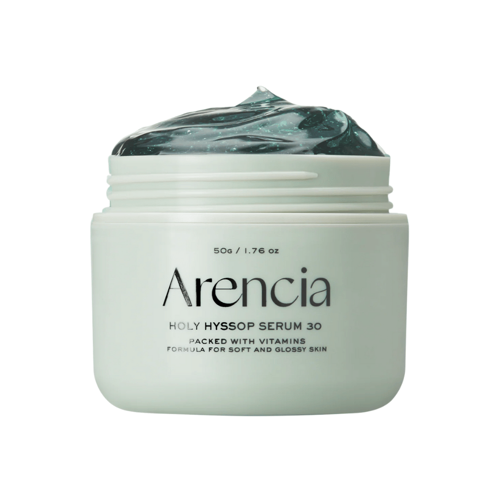 Arencia Holy Hyssop Serum 30 – voimakas vitamiiniseerumi, jossa on ranskalaista isoppiuutetta, joka pehmentää ihoa ja parantaa kiiltoa ja kimmoisuutta.