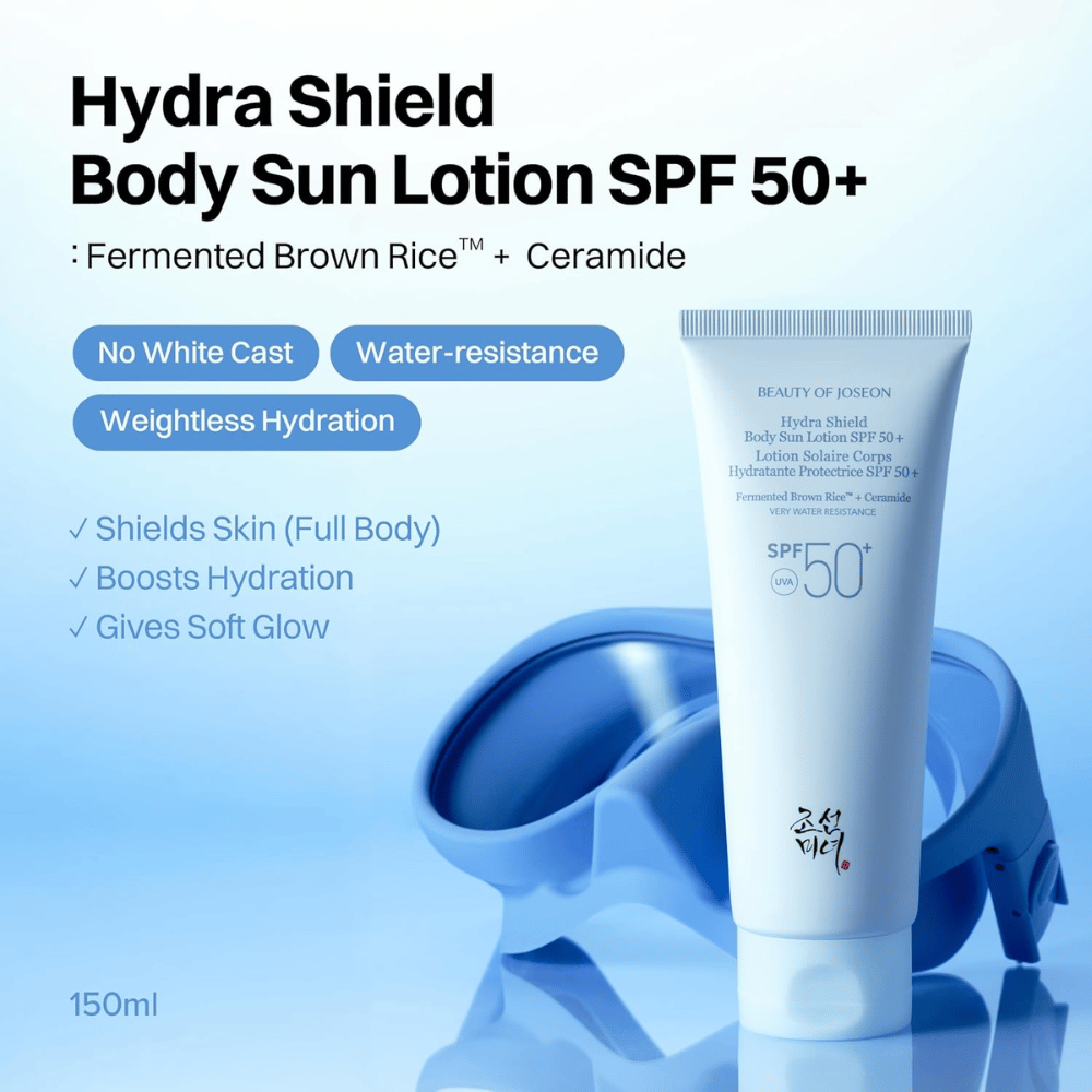 Beauty of Joseon Hydra Shield Body Sun Lotion SPF50+ vedenkestävä aurinkosuoja vartalolle 150 ml