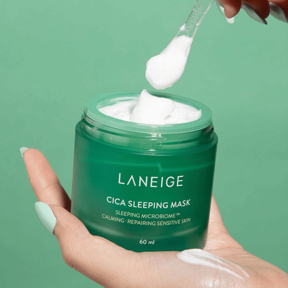 Avainsanat: uni, ihon suojakerros
Tuotenimi: LANEIGE Cica Sleeping Mask 60ml