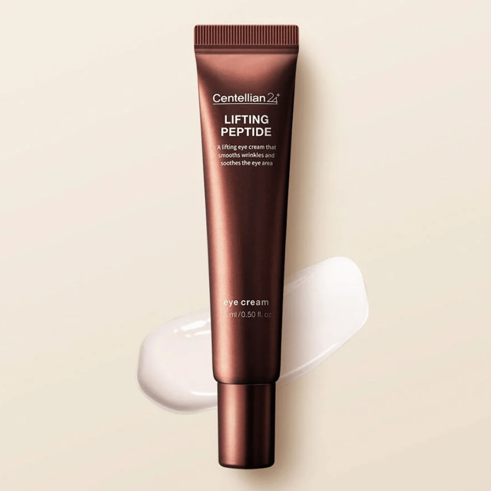 Centellian24 Lifting Peptide Eye Cream Silmänympärysvoide – korealainen Silmänympärysvoide peptideillä, jotka auttavat kosteuttamaan ihoa silmien ympärillä ja vähentämään hienojen juonteiden ja ryppyjen näkyvyyttä.