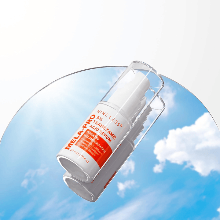 NINE LESS MELA-PRO 5% Tranexamic Acid Serum 30 ml pumpulla, seerumi pigmenttihäiriö ja tummia läiskiä vastaan.