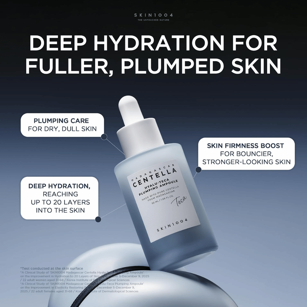 4. SKIN1004 Madagascar Centella Hyalu-Teca Plumping Ampoule – kosteuttava ampulli täyteläisemmälle iholle ja parantuneelle kimmoisuudelle