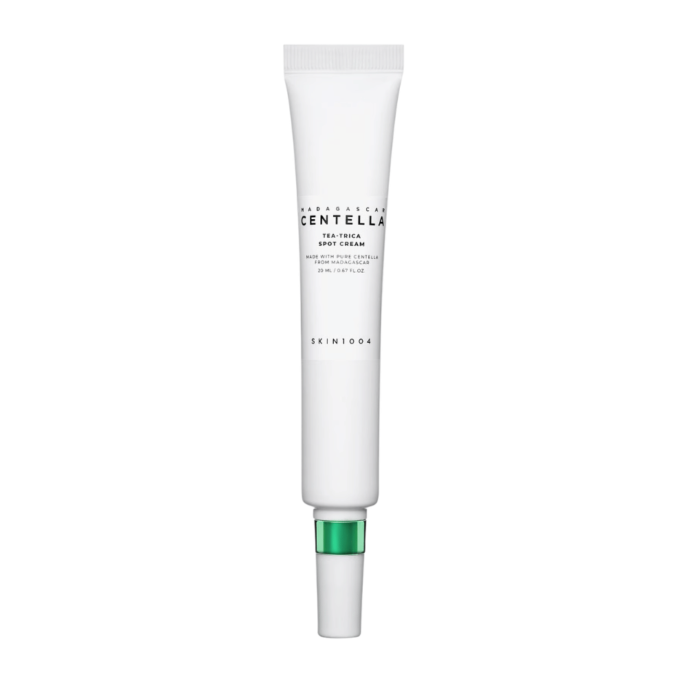 SKIN1004 Madagascar Centella Tea-Trica Spot Cream 20 ml – korealainen täsmähoito centellalla ja tea tree akneen, punoitukseen ja epäpuhtaalle iholle.
