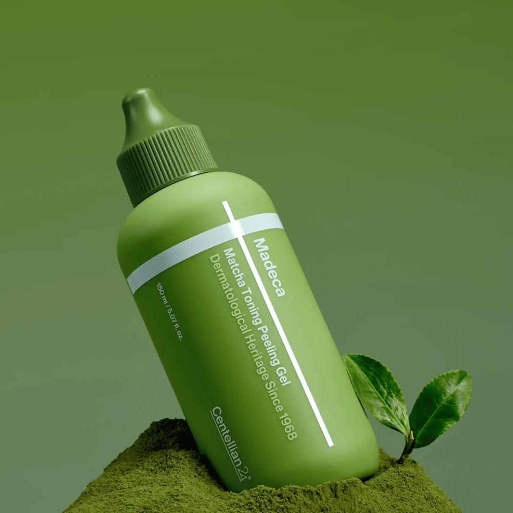 Centellian24 Madeca Matcha Toning Peeling Gel tuotekuva – mieto korealainen kuoriva peeling gel matchalla, joka auttaa hienosäätämään ihon rakennetta ja antamaan raikkaamman ihon.