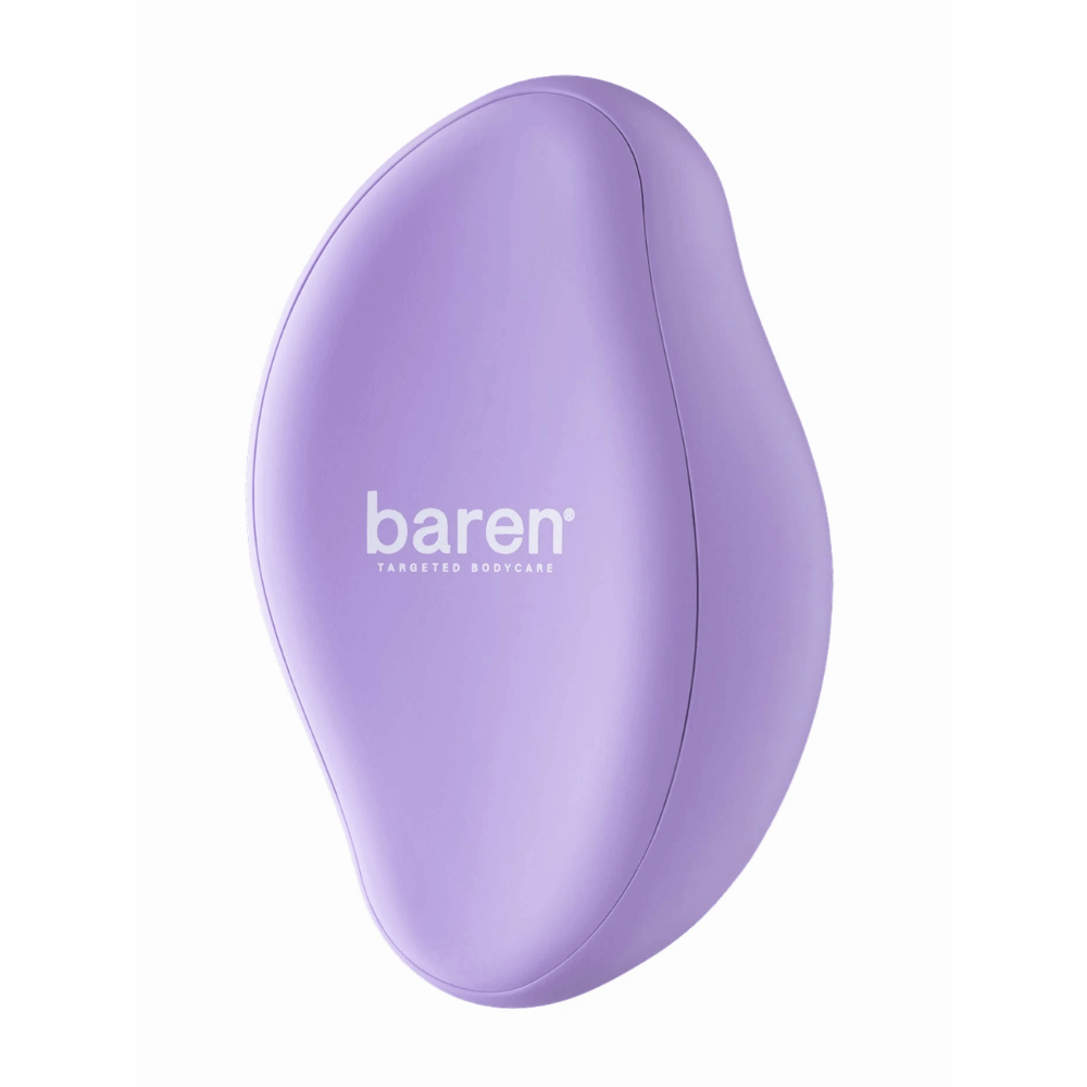 1. Baren Magic Glass Stone Foot File – violetti jalkaviila ergonomisella muotoilulla kovettumien ja kuivan ihon poistamiseen jaloista