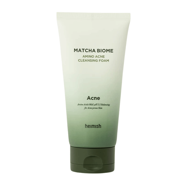 Heimish Matcha Biome Amino Acne Cleansing Foam – korealainen kasvojenpuhdistusaine aknealttiille ja herkälle iholle matchalla ja aminohapoilla