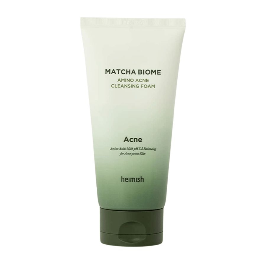 Heimish Matcha Biome Amino Acne Cleansing Foam – korealainen kasvojenpuhdistusaine aknealttiille ja herkälle iholle matchalla ja aminohapoilla