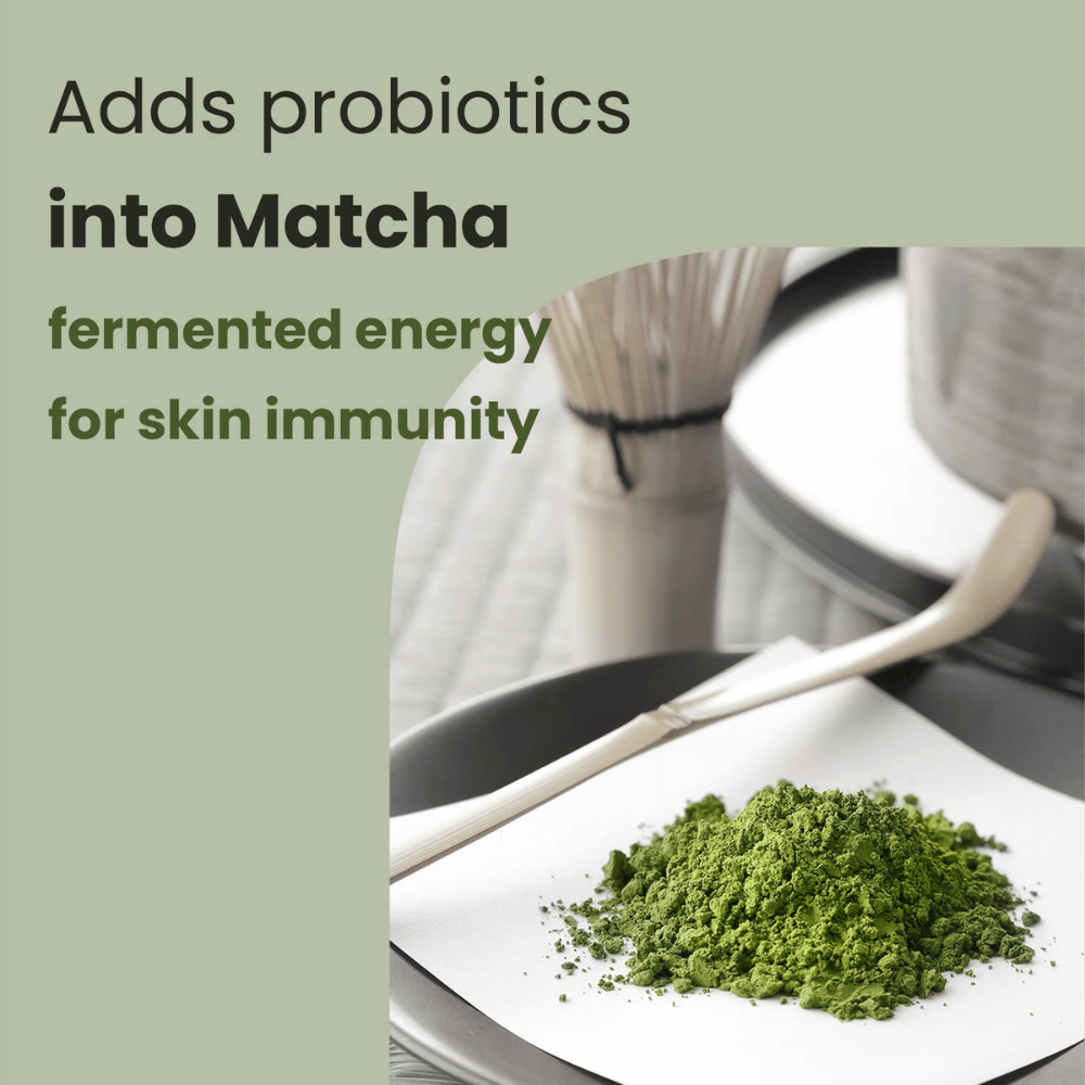 Heimish Matcha Biome puhdistus fermentoidulla matchalla ja probiooteilla – tasapainottaa ihoa ja tukee ihon luonnollista suojamuuria