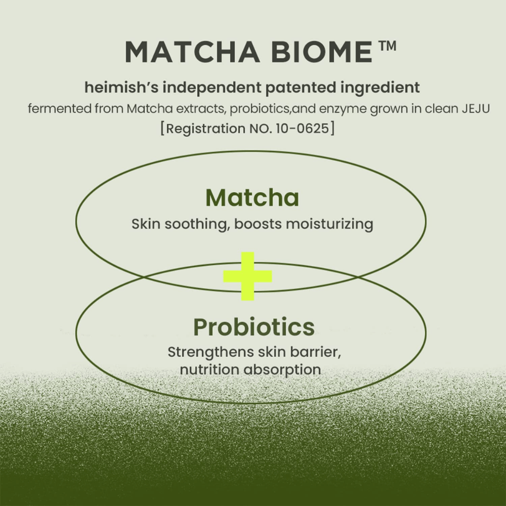Heimish Matcha Biome Amino Acne Cleansing Foam matchalla ja probiooteilla – vahvistaa ihon suojamuuria ja rauhoittaa ärtynyttä, aknealttiista ihoa