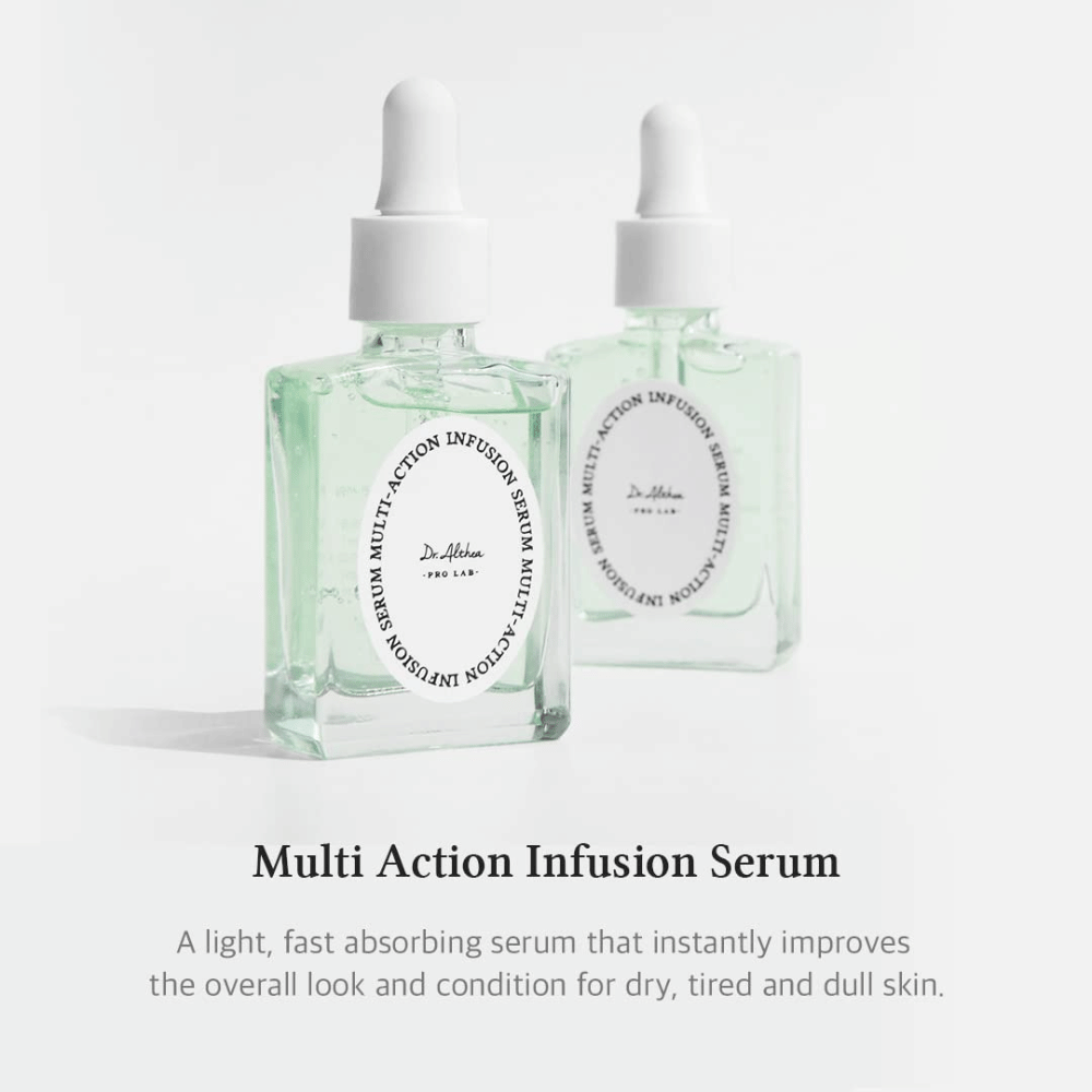 Dr. Althea Multi Action Infusion Serum – kevyt kasvoseerumi, joka imeytyy nopeasti ja parantaa kuivaa, väsynyttä ja sameaa ihoa.