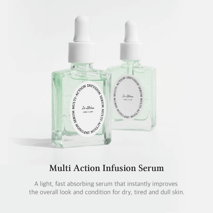 Dr. Althea Multi Action Infusion Serum – kevyt kasvoseerumi, joka imeytyy nopeasti ja parantaa kuivaa, väsynyttä ja sameaa ihoa.