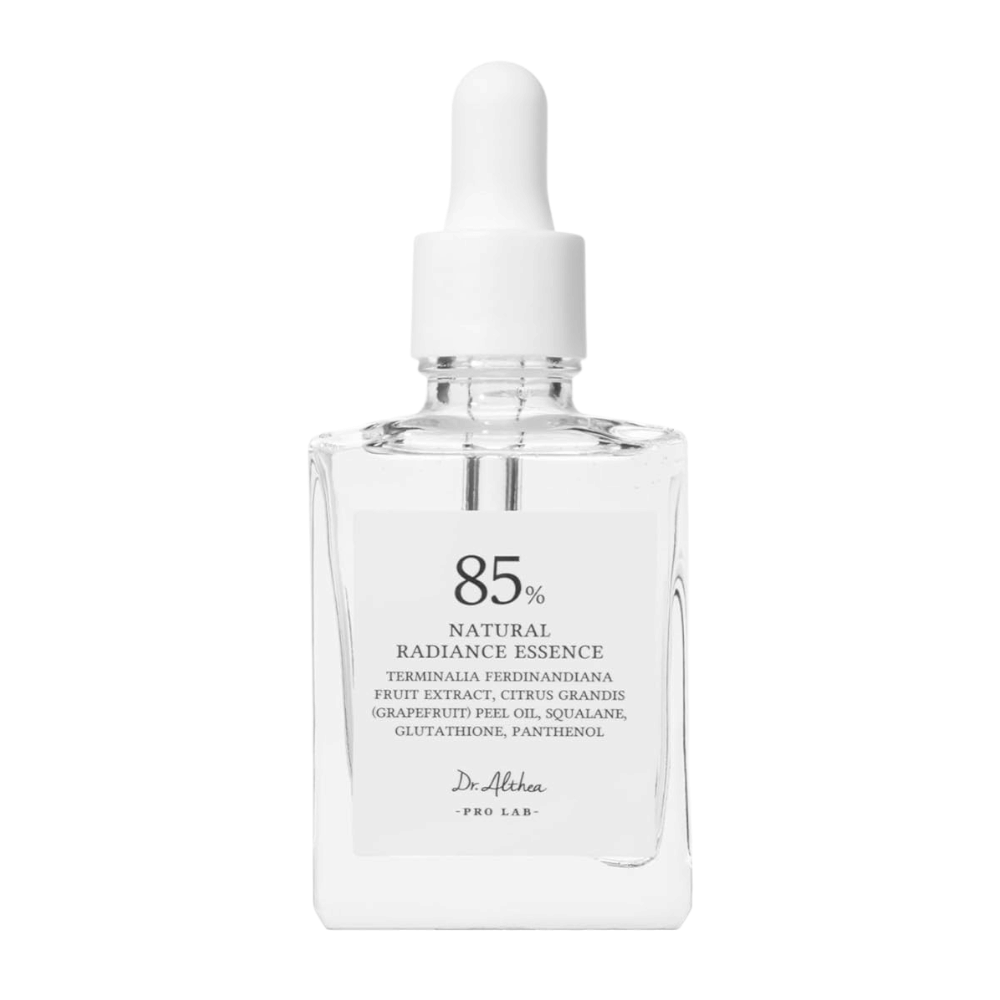 Dr. Althea Natural Radiance Essence – kosteuttava essence, jossa 85 % Kakadu Plum -uutetta hehkua, tasainen ihonsävy ja vahva ihon suojamuuri varten.