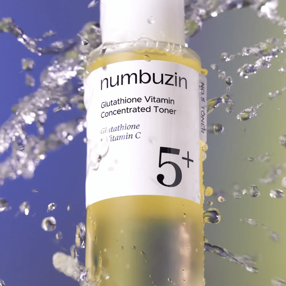 Numbuzin No.5+ Glutathione Vitamin Boosting Essential Toner kosteuttava kasvovesi glutationilla ja niasiiniamidilla