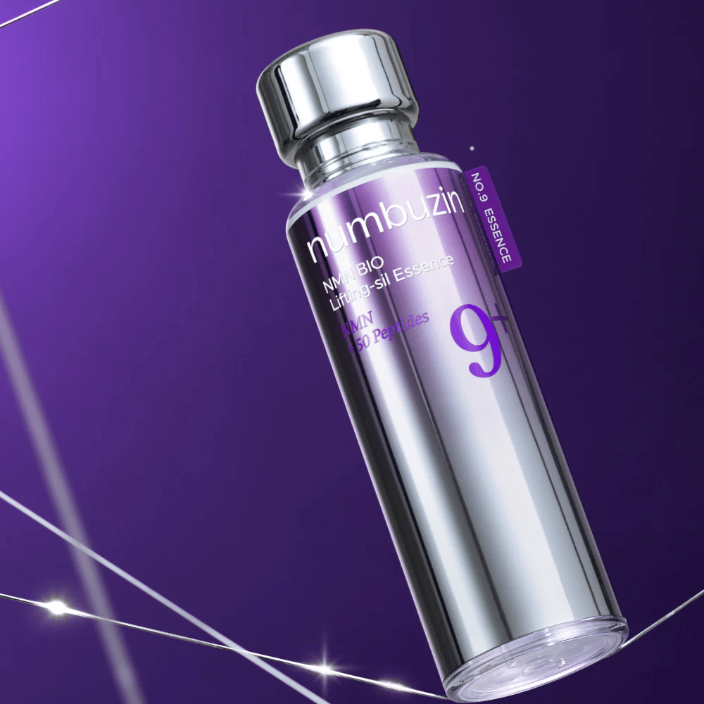 Numbuzin No.9 NAD+ Bio Lifting-sil Essence – ylellinen anti-age essence, jossa on 50 peptidiä ja NAD+ kiinteämmälle ja nuorekkaammalle iholle.