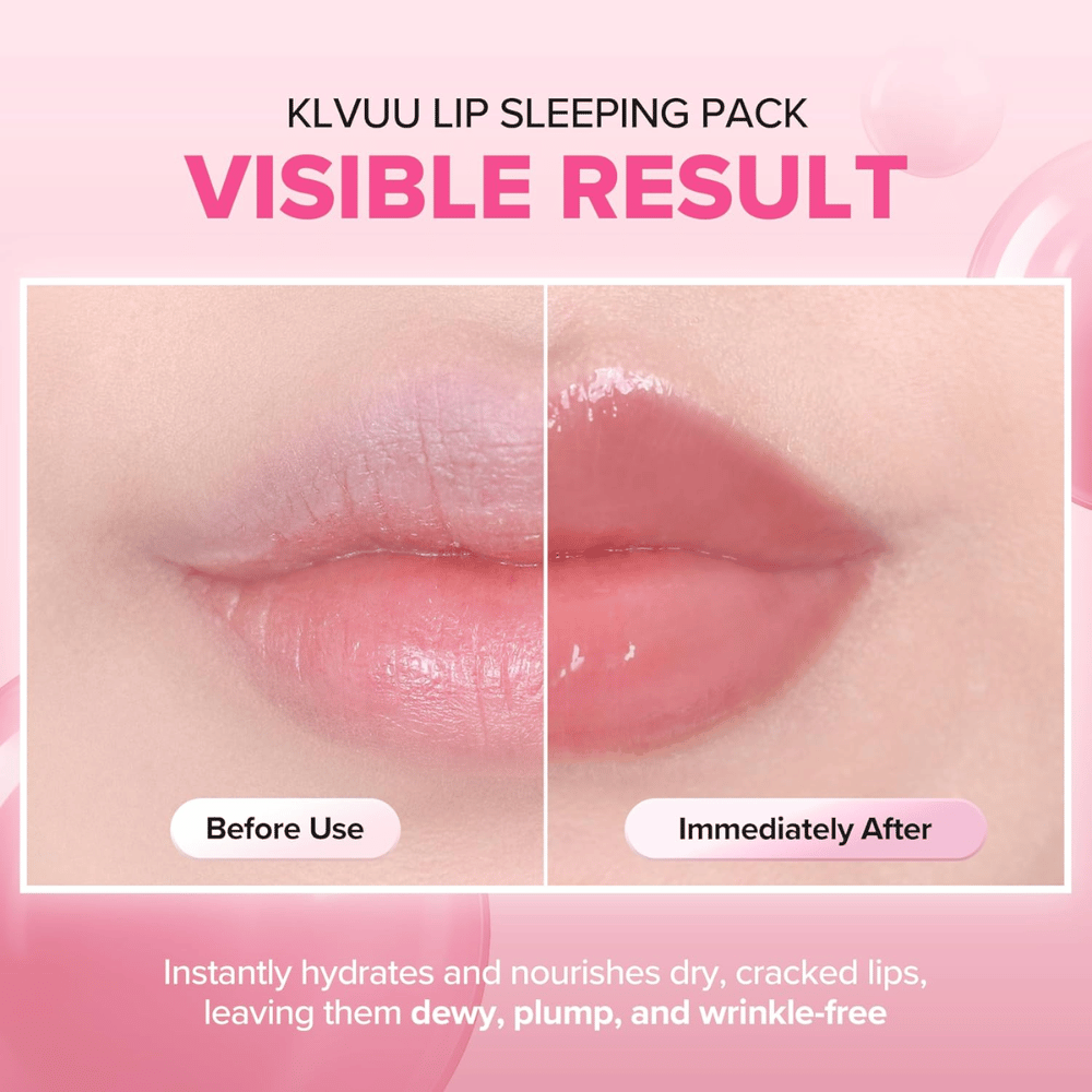 KLAVUU Nourishing Care Lip Sleeping Pack Coconut kosteuttaa kuivia huulia, parantaa pehmeyttä ja antaa täyteläisemmän, kiiltävän lopputuloksen.