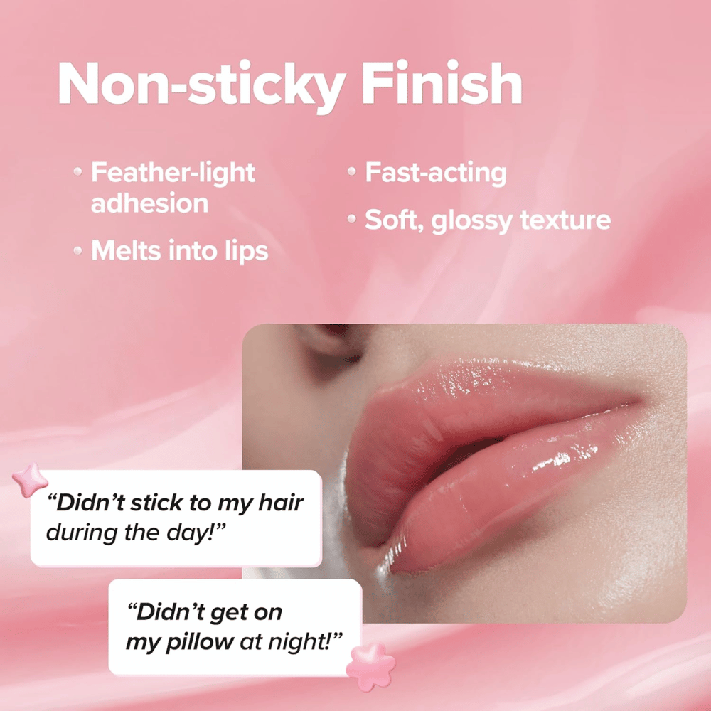 KLAVUU Nourishing Care Lip Sleeping Pack Coconut antaa kevyen, kiiltävän ja tahmaamattoman lopputuloksen, joka kosteuttaa huulia tuntumatta raskaalta.