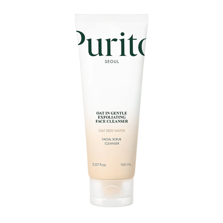 Purito SEOUL Oat In Gentle Exfoliating Face Cleanser – kuoriva kasvojen kuorinta-aine kauralla pehmeälle ja kirkkaalle iholle