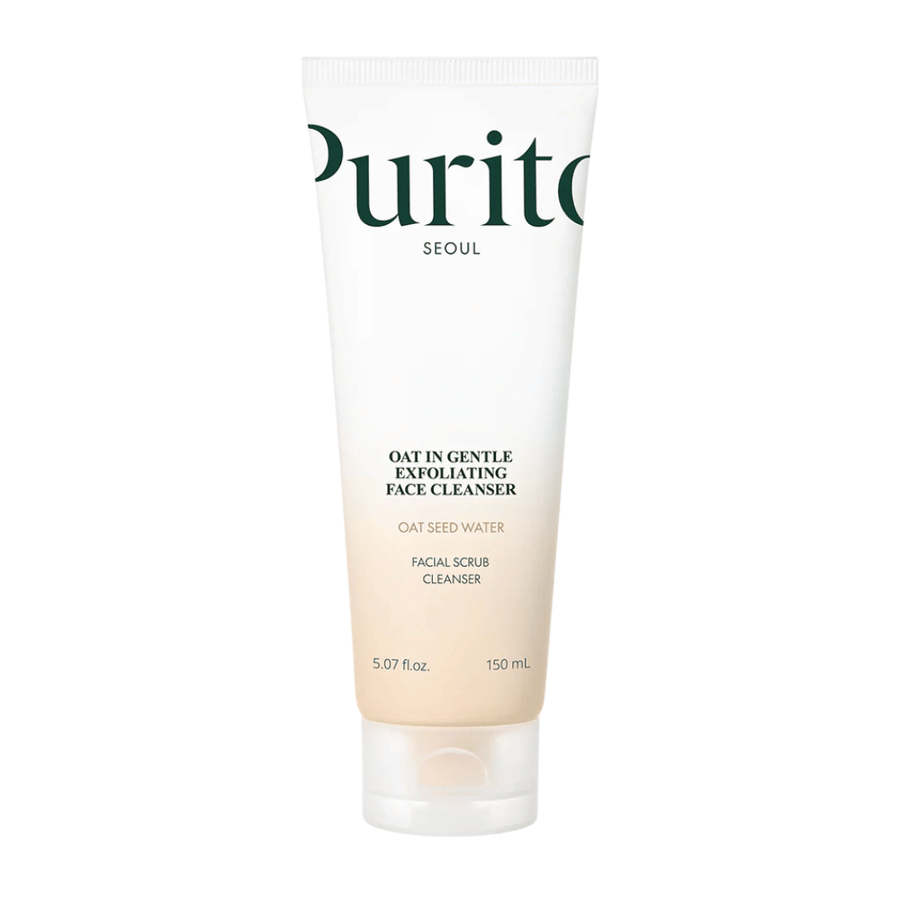 Purito SEOUL Oat In Gentle Exfoliating Face Cleanser – kuoriva kasvojen kuorinta-aine kauralla pehmeälle ja kirkkaalle iholle