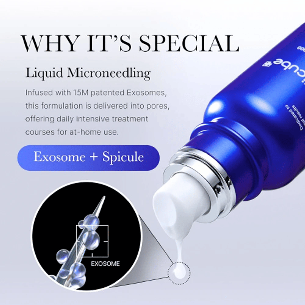 
Medicube One Day Exosome Shot Pore Ampoule 2000 tarjoaa "Liquid Microneedling" -teknologian, joka yhdistää 15M patentoituja eksosomeja ja spikulakomponentteja. Tuote tunkeutuu syvälle huokosiin intensiiviseen kotihoitoon, edistää ihon uusiutumista ja parantaa rakennetta.