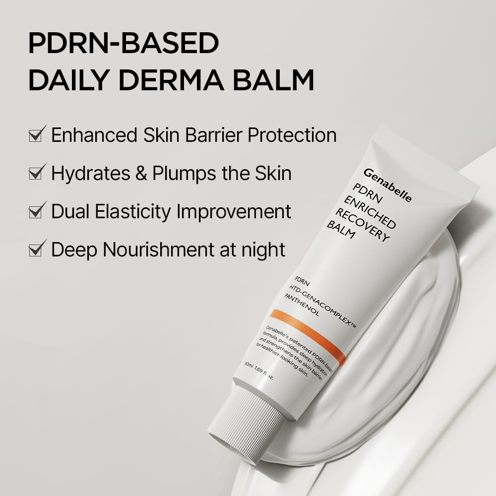 Genabelle PDRN Enriched Recovery Balm kosteutukseen, kiinteämpään ihoon ja vahvistettuun ihon suojamuurin
